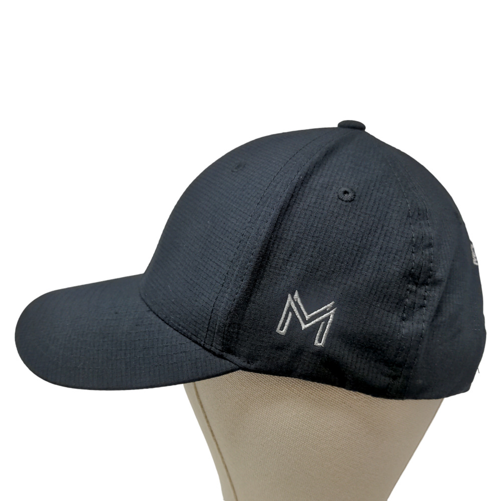 Port Authority Men's Mayfield Motors Snapback Hat Black OSFA Cap Embroidered